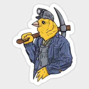 Canary in the Coal Mine Sticker